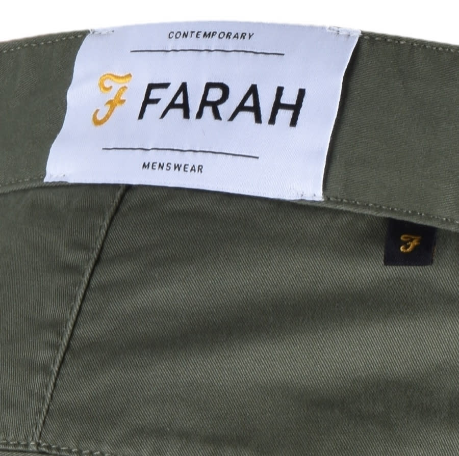 Alternative Image for ProductFarah Vintage Elm Chino Trousers Green3